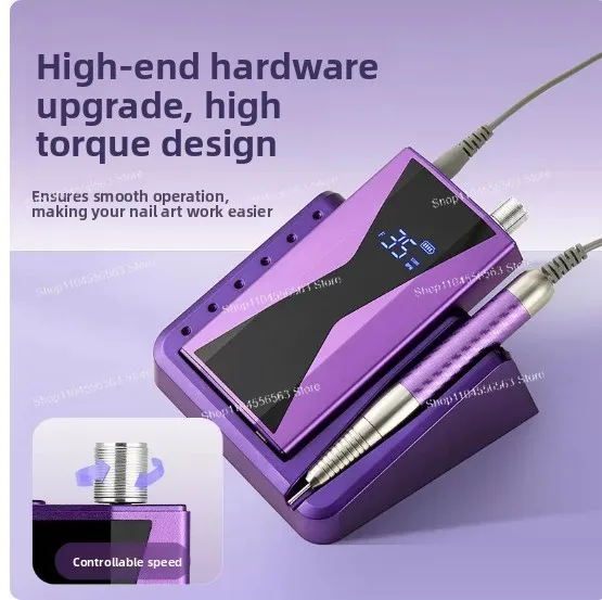 Rechargeable Brushless Nail Drill | 0-40000rpm Professional Efile Strong Set for Manicure
Rechargeable Brushless Nail Drill | 0-40000rpm Professional Efile Strong Set for Manicure