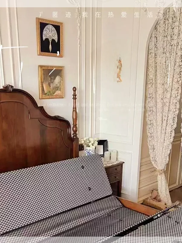 Retro Lace Hook Flower Embroidery Cry Gauze Curtain Light Permeable Bay Window Curtain No Punching Partition Curtain Semi ...
Retro Lace Hook Flower Embroidery Cry Gauze Curtain Light Permeable Bay Window Curtain No Punching Partition Curtain Semi ...
