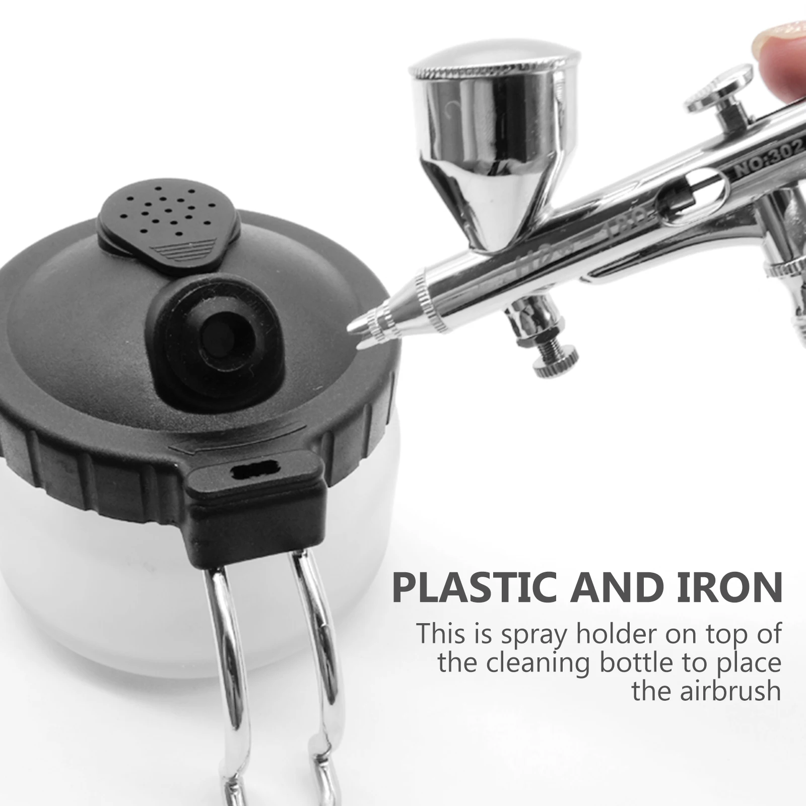 1pc Premium Airbrush Cleaning Kettle Spray Pen Tool Pot Watering Can for Multi-Color Painting Paint Remover
1pc Premium Airbrush Cleaning Kettle Spray Pen Tool Pot Watering Can for Multi-Color Painting Paint Remover