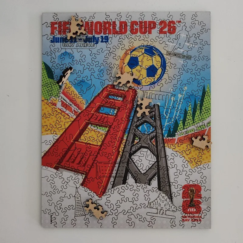San Francisco City Poster 2026 FIFA World Cup Wooden Jigsaw Puzzle Adult Decompression Toy Home Decor Collection Gift for Kids
San Francisco City Poster 2026 FIFA World Cup Wooden Jigsaw Puzzle Adult Decompression Toy Home Decor Collection Gift for Kids