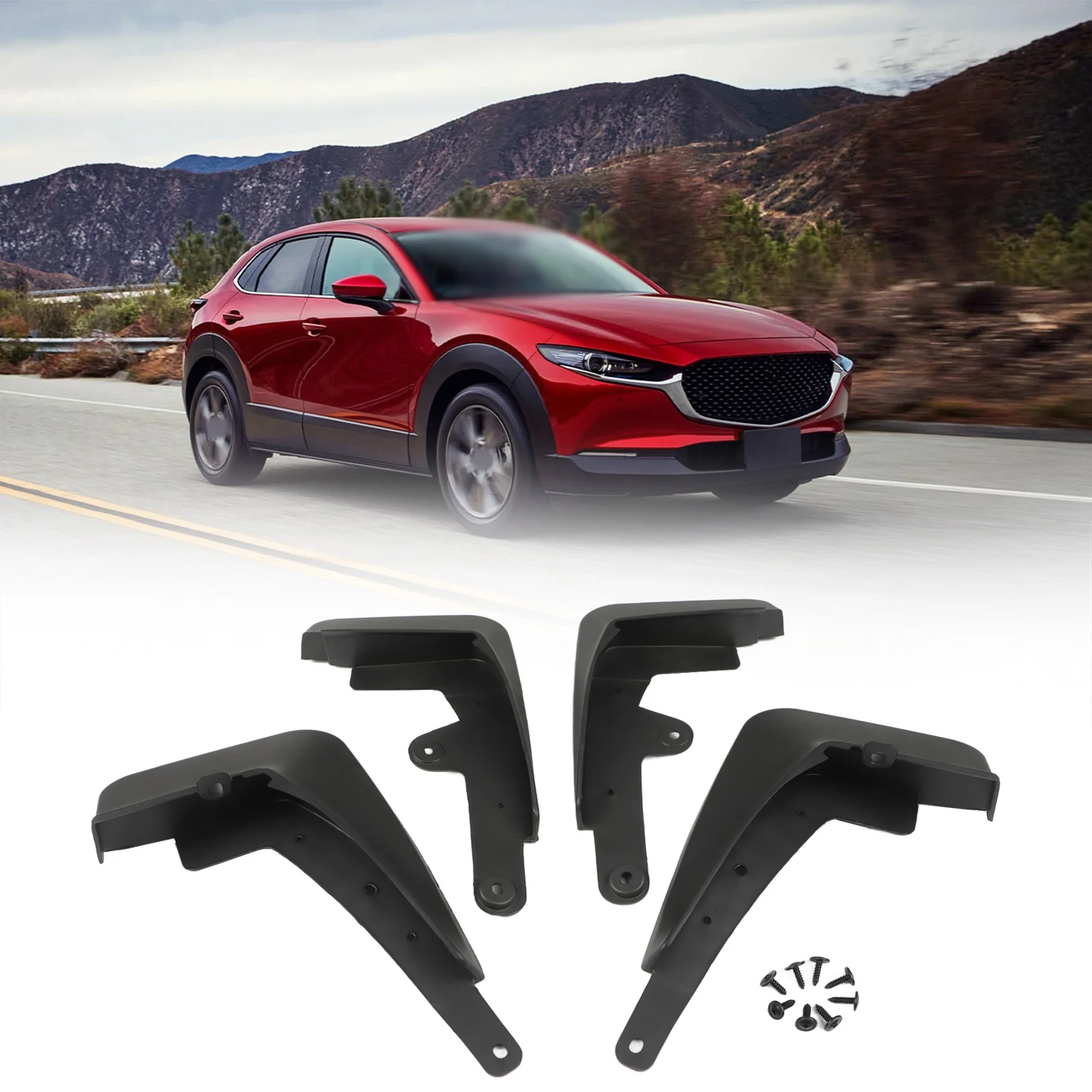 Защитные брызговики для автомобиля Mazda, комплект высококачественных автомобильных брызговиков, заднее колесо 200*350 мм, простой в использовании
Защитные брызговики для автомобиля Mazda, комплект высококачественных автомобильных брызговиков, заднее колесо 200*350 мм, простой в использовании