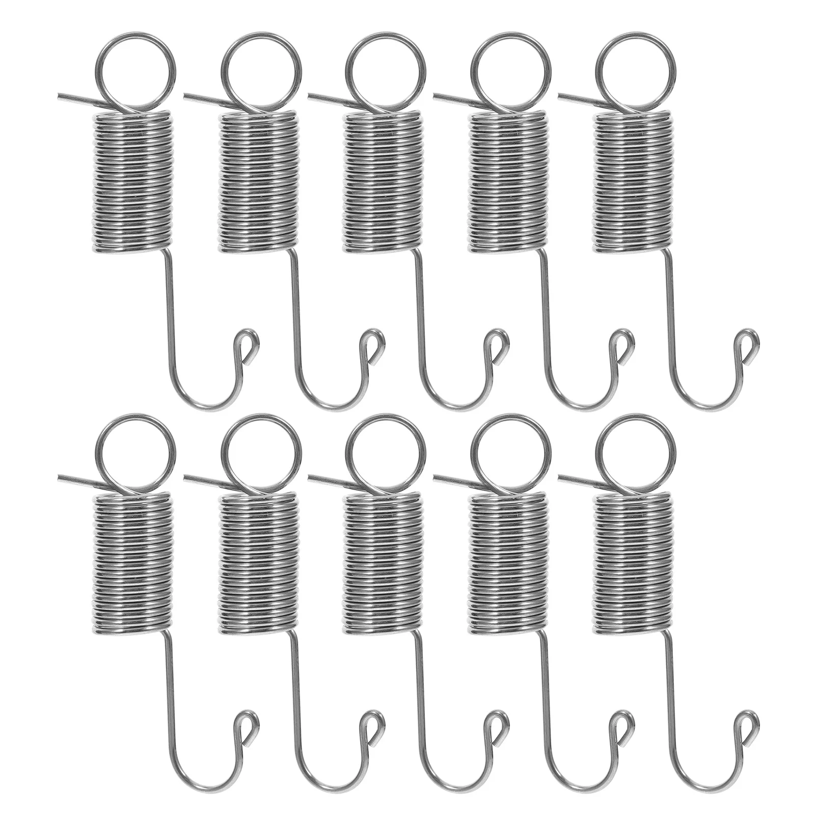 10Pcs Galvanized Spring Hook Iron Frame Stainless Steel Extension Spring for Advertising Stands Door Frames Quick Setup Durable
10Pcs Galvanized Spring Hook Iron Frame Stainless Steel Extension Spring for Advertising Stands Door Frames Quick Setup Durable