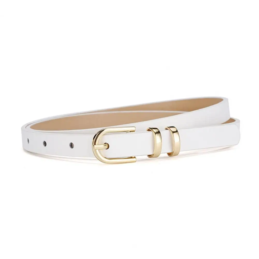 Women Adjustable Belt Adjustable Multi-hole Faux Leather Women's Belt with Pin Buckle Solid Color Thin for Jeans for Stylish
Women Adjustable Belt Adjustable Multi-hole Faux Leather Women's Belt with Pin Buckle Solid Color Thin for Jeans for Stylish