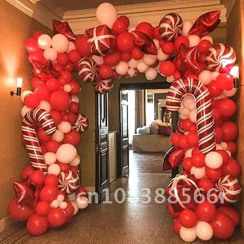 Christmas Decoration for Home New Year Navidad 128pcs Balloon Garland Arch Kit with Gift Box Candy Star Foil Balloons
Christmas Decoration for Home New Year Navidad 128pcs Balloon Garland Arch Kit with Gift Box Candy Star Foil Balloons