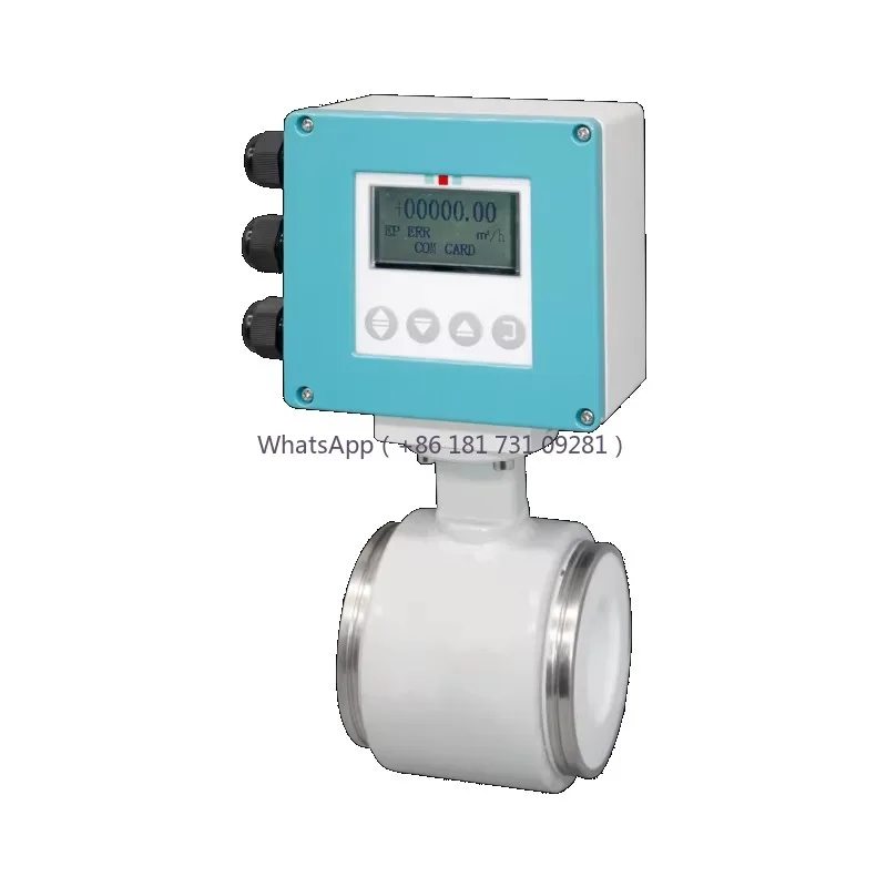Easy-Clean Clamp Electromagnetic Flowmeter Food & Liquid Compatible Magnetic Fluid Flow Meter for Measurement
Easy-Clean Clamp Electromagnetic Flowmeter Food & Liquid Compatible Magnetic Fluid Flow Meter for Measurement