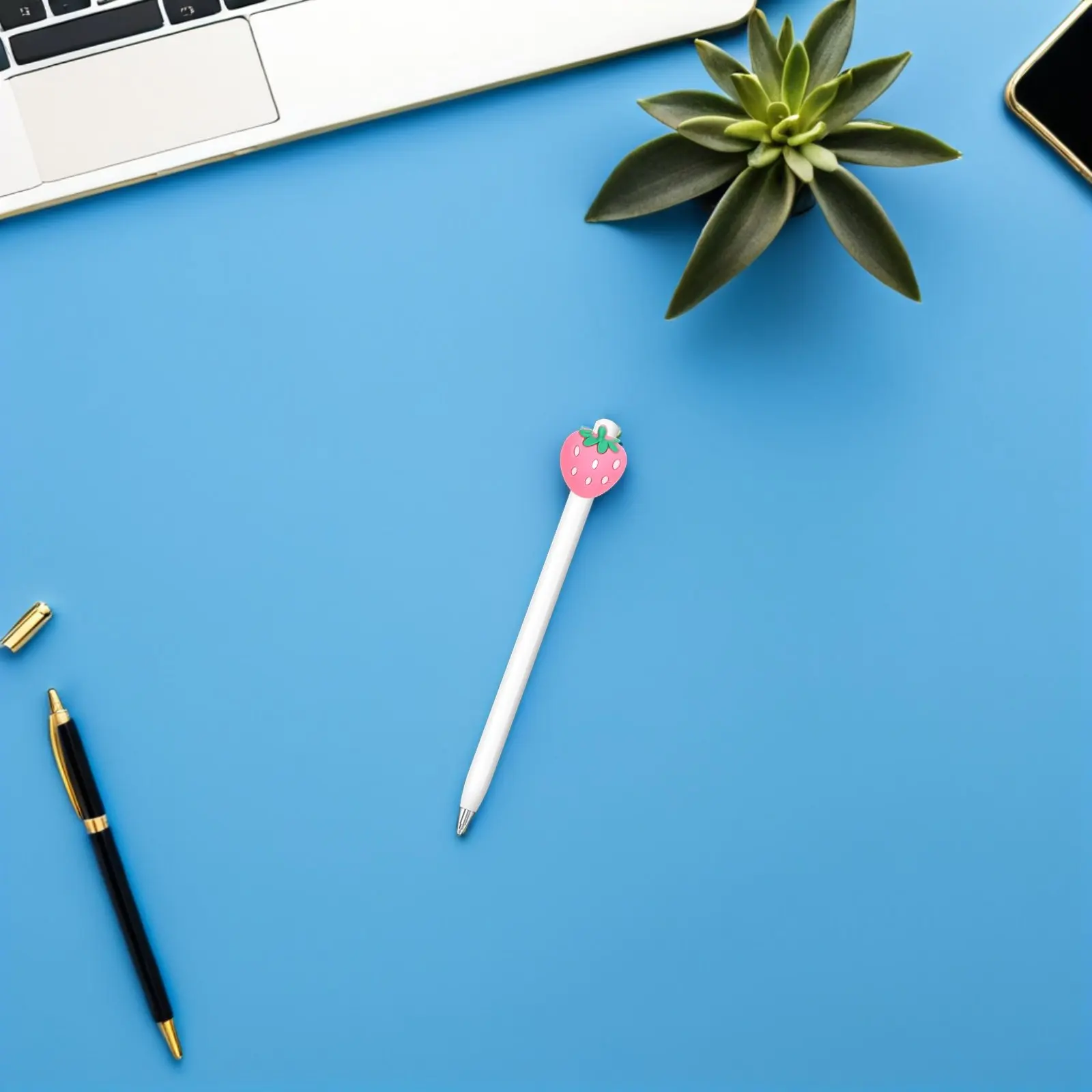 30Pcs Strawberry Pencil Topper Clips - Soft PVC School Stationery Charms - Fun Classroom Decoration for Students Pen Holder Clip
30Pcs Strawberry Pencil Topper Clips - Soft PVC School Stationery Charms - Fun Classroom Decoration for Students Pen Holder Clip