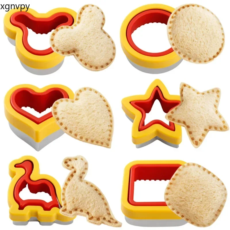 xgnvpy Sandwich Cutter Sealer Set DIY Cookies Mold Pancake Maker Embosser Food Molds Baking Tools Kids
xgnvpy Sandwich Cutter Sealer Set DIY Cookies Mold Pancake Maker Embosser Food Molds Baking Tools Kids