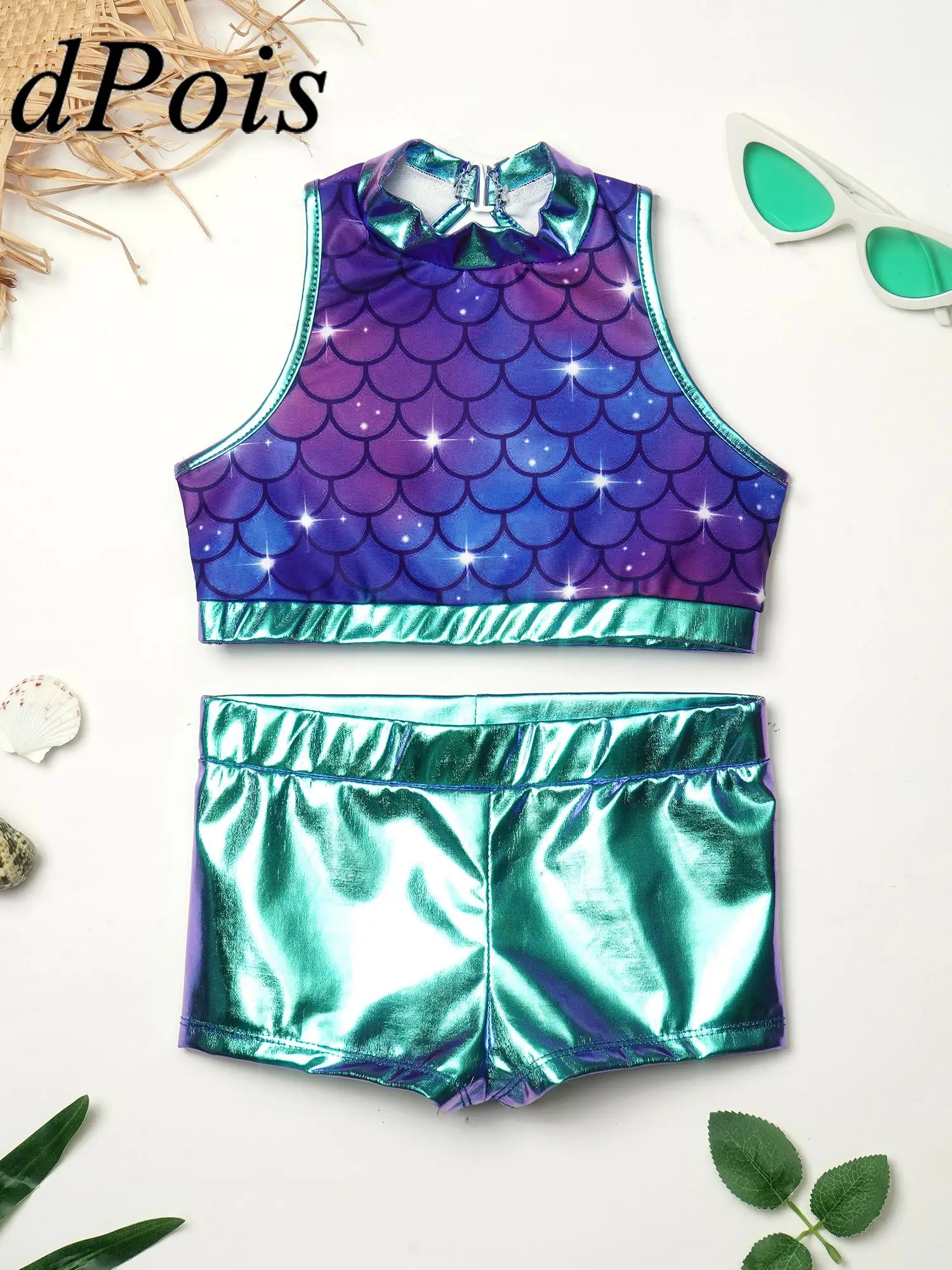 Детский блестящий балетный костюм для девочек, джазовый танцевальный костюм в стиле хип-хоп, трико для художественной гимнастики, детский укороченный топ и шорты
Детский блестящий балетный костюм для девочек, джазовый танцевальный костюм в стиле хип-хоп, трико для художественной гимнастики, детский укороченный топ и шорты