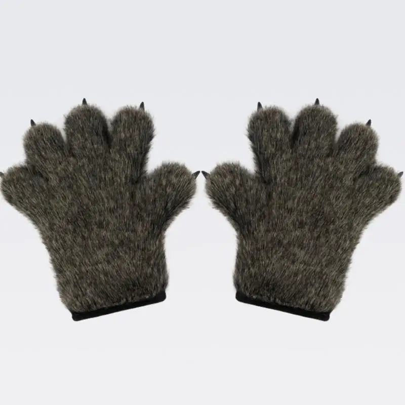 652F Wolf Costume Set Wolf Tail Paws Gloves Furry Gloves Halloween Costume Set Animal Tail Paws Gloves for Halloween Party
652F Wolf Costume Set Wolf Tail Paws Gloves Furry Gloves Halloween Costume Set Animal Tail Paws Gloves for Halloween Party