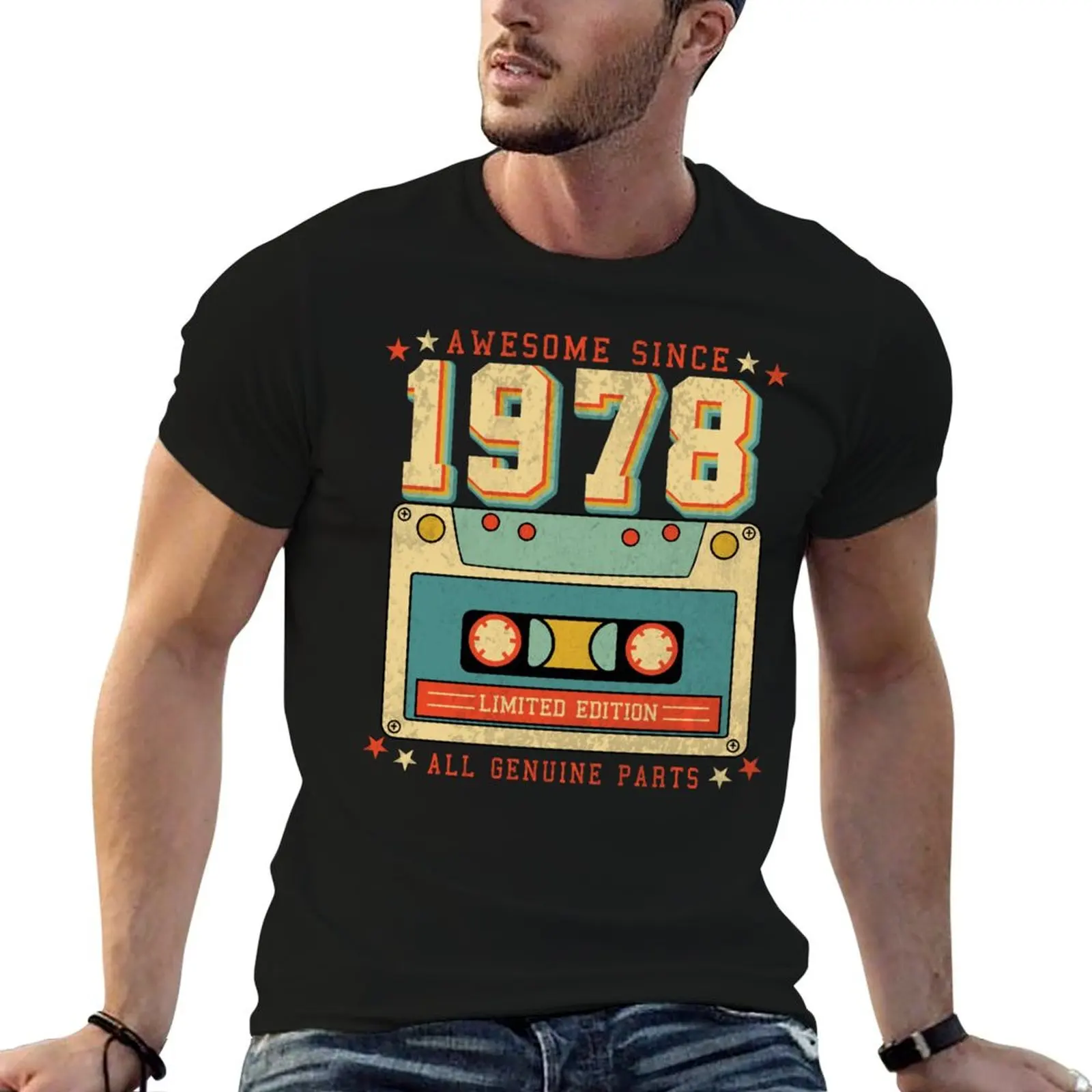 Awesome Since 1978 Limited edition All genuine Parts T-Shirt t shirts for man graphic funny man t shirt luxury T-Shirt
Awesome Since 1978 Limited edition All genuine Parts T-Shirt t shirts for man graphic funny man t shirt luxury T-Shirt