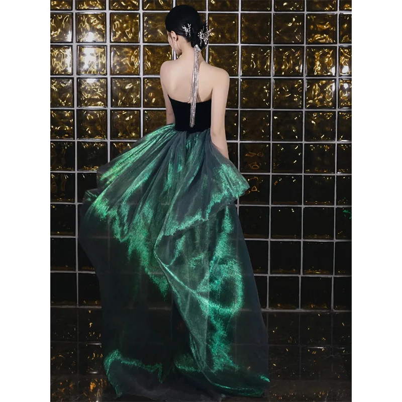 Ele Bla Off-oulder Prom Dr Fi-Tail Sle Solo Performance Costume High-End Luxury Women's Faion Gown
Ele Bla Off-oulder Prom Dr Fi-Tail Sle Solo Performance Costume High-End Luxury Women's Faion Gown