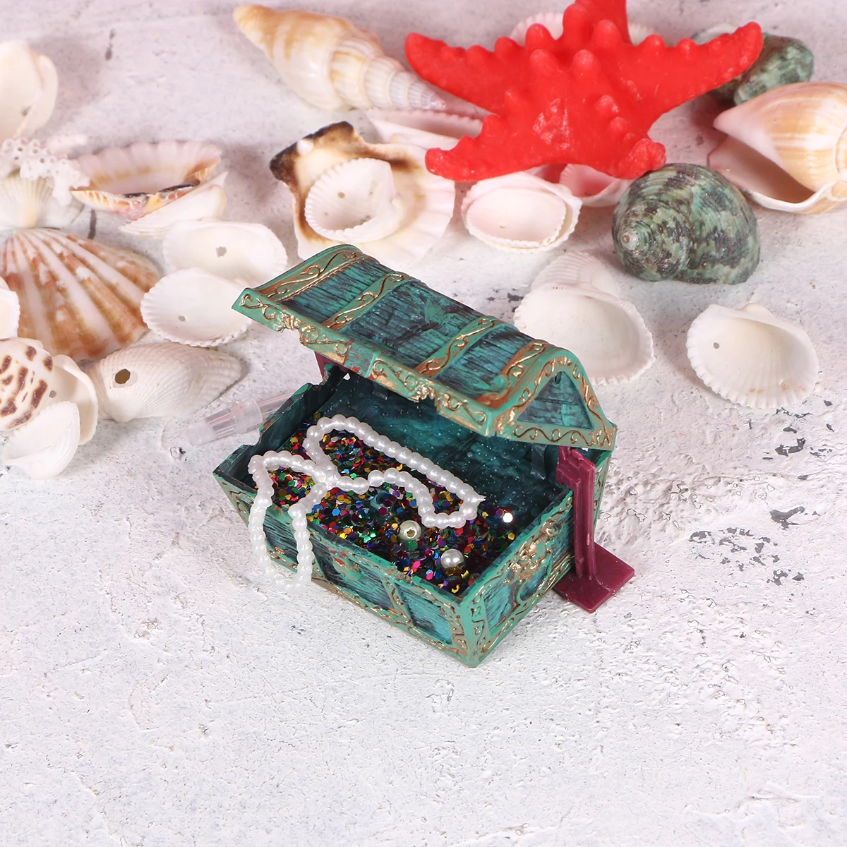 Fish Tank Landscaping Treasure Chest Aquarium nament Vivid Color Lasting Unique Design Safe for Fresh for Fish
Fish Tank Landscaping Treasure Chest Aquarium nament Vivid Color Lasting Unique Design Safe for Fresh for Fish