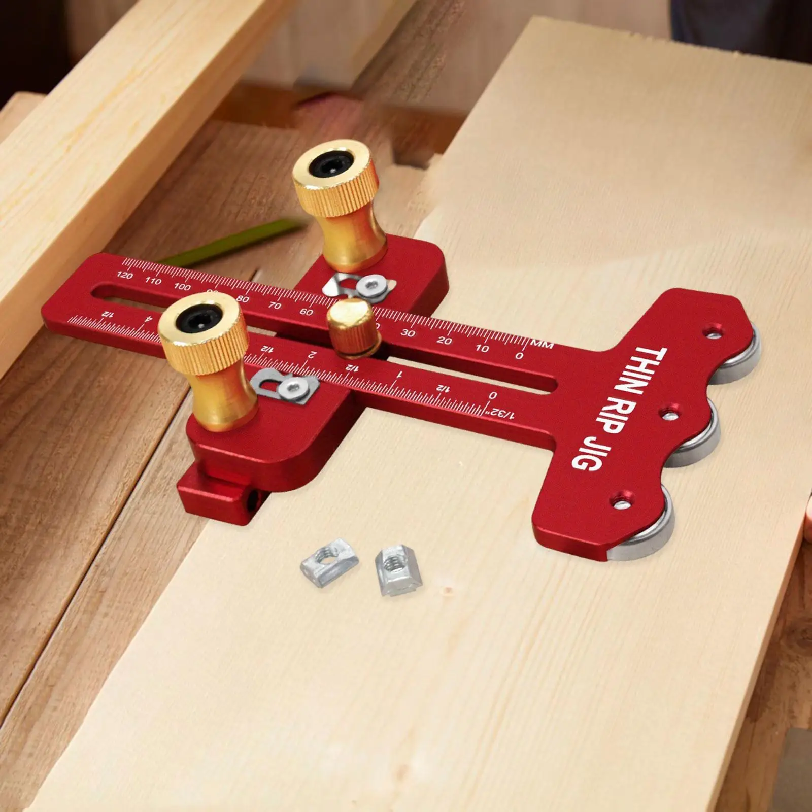 Table Saw Jig Guide for 3/8" x 3/4" U Slots and 1/4" x 3/8" T Slots Sturdy Construction Carpentry Equipment Woodworking Tools
Table Saw Jig Guide for 3/8" x 3/4" U Slots and 1/4" x 3/8" T Slots Sturdy Construction Carpentry Equipment Woodworking Tools