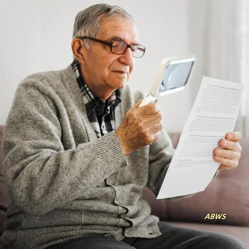 Reading Magnifying Glass With Light, 4X Rechargeable Handheld Illuminated Magnifier Folding Loupe Large Lens For Seniors
Reading Magnifying Glass With Light, 4X Rechargeable Handheld Illuminated Magnifier Folding Loupe Large Lens For Seniors