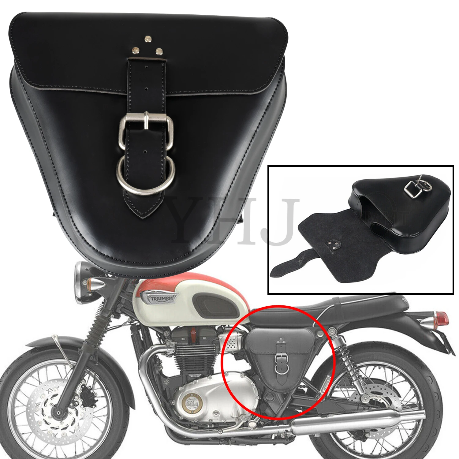 Universal PU Leather Side Clinch Saddlebag For Harley Motorcycle Sportster XL883 Cafe Racer Honda Bolt Saddle Bag Black
Universal PU Leather Side Clinch Saddlebag For Harley Motorcycle Sportster XL883 Cafe Racer Honda Bolt Saddle Bag Black