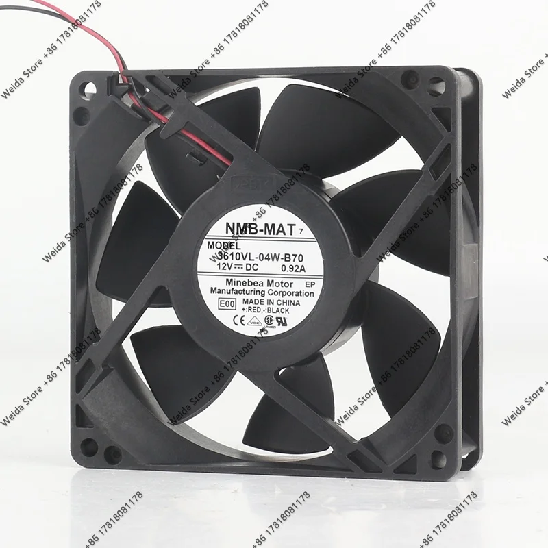 New original NMB AC EC 9025 90X90X25MM 9CM inverter fan Ball bearing 3610VL-04W-B70 cooling fan DC 12V 0.92A
New original NMB AC EC 9025 90X90X25MM 9CM inverter fan Ball bearing 3610VL-04W-B70 cooling fan DC 12V 0.92A