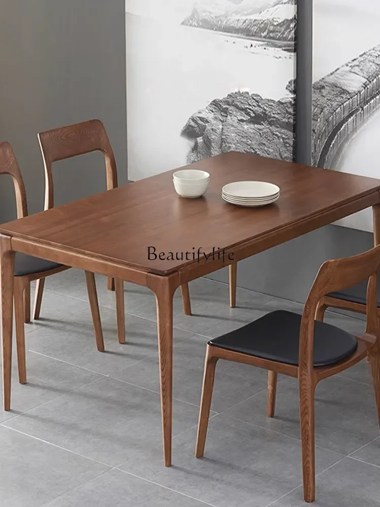 Nordic household solid wood dining table simple small apartment dining table ash wood whole body grinding
Nordic household solid wood dining table simple small apartment dining table ash wood whole body grinding
