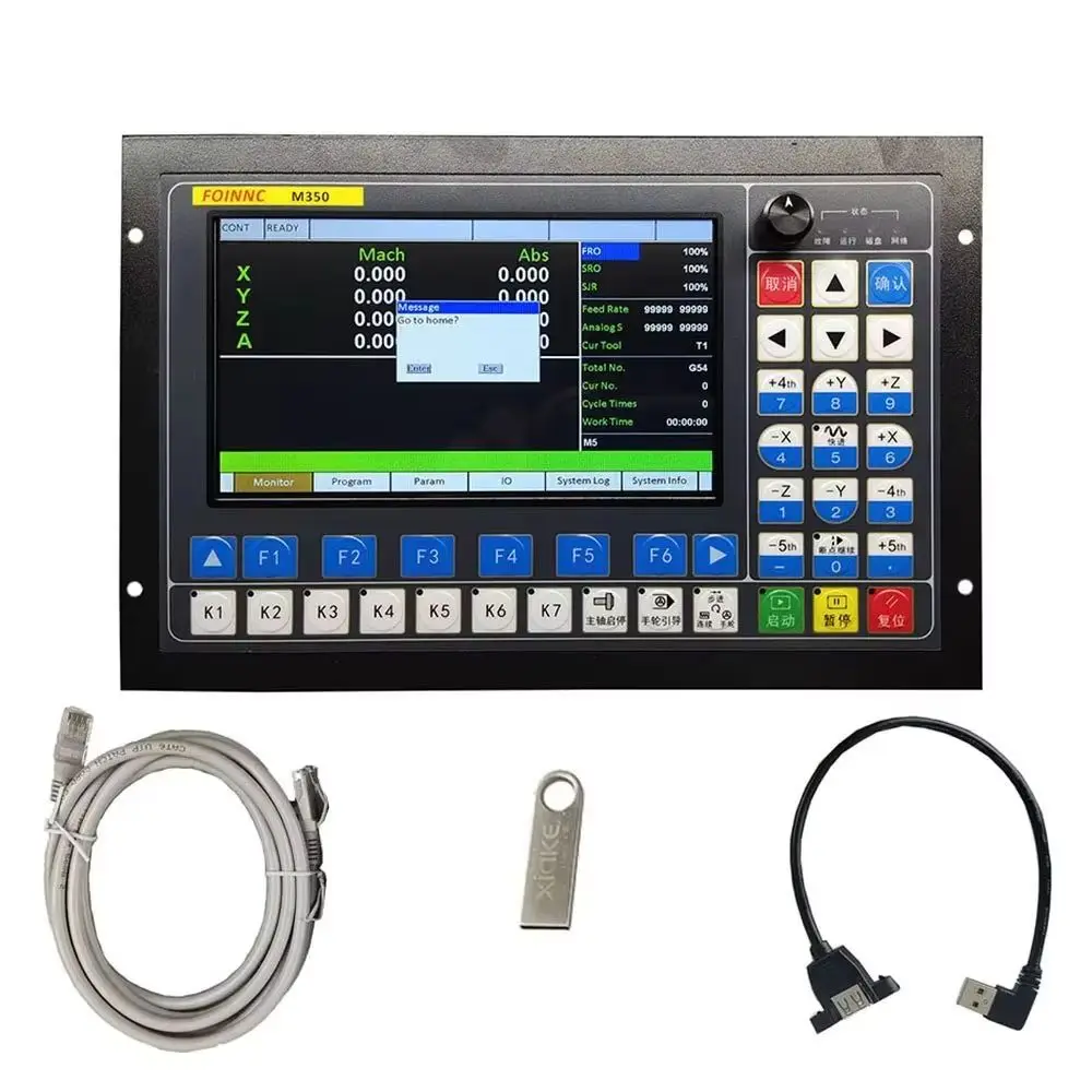 5-axis offline motion controller supports automatic tool change ATC servo spindle multi-process handwheel guidance
5-axis offline motion controller supports automatic tool change ATC servo spindle multi-process handwheel guidance