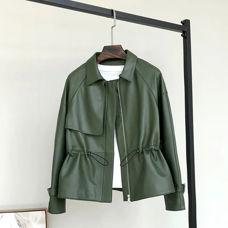2024 New Small Genuine Leather Clothing Women's Short Motorcycle Sheepskin Slim Fit High Waist Coat Jacket Spring and Autumn
2024 New Small Genuine Leather Clothing Women's Short Motorcycle Sheepskin Slim Fit High Waist Coat Jacket Spring and Autumn