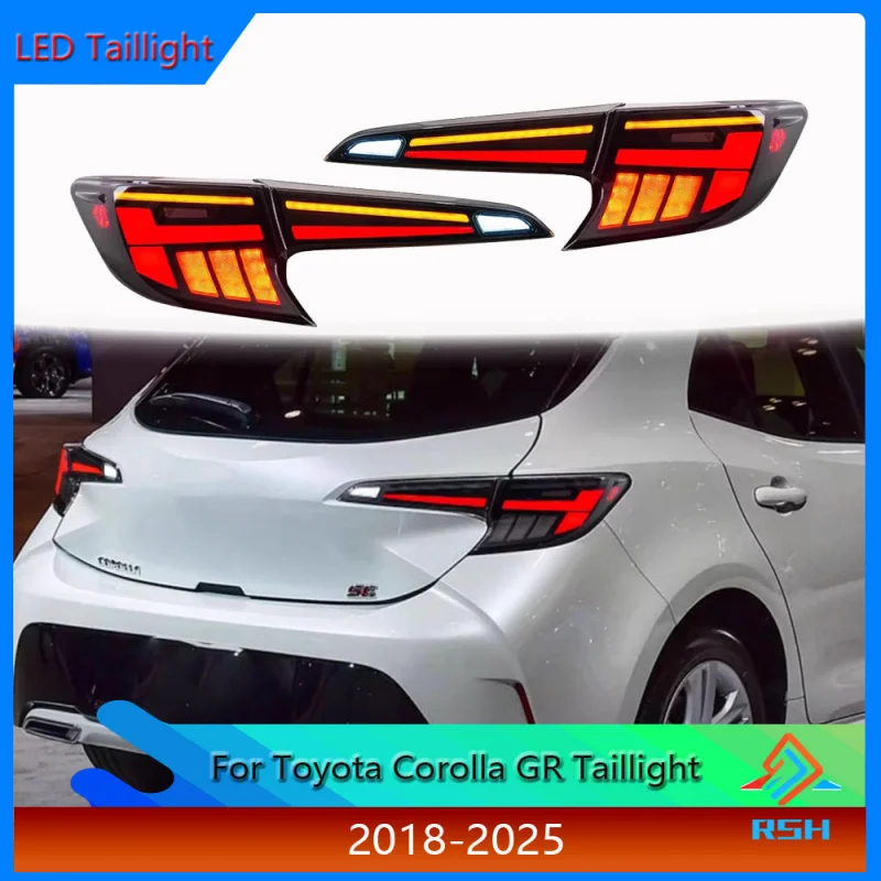 For Toyota Corolla GR Taillight Assembly 2018-2025 Modification LED Driving Light Brake Light Water Turn Signal Brake Rear Lamp
For Toyota Corolla GR Taillight Assembly 2018-2025 Modification LED Driving Light Brake Light Water Turn Signal Brake Rear Lamp