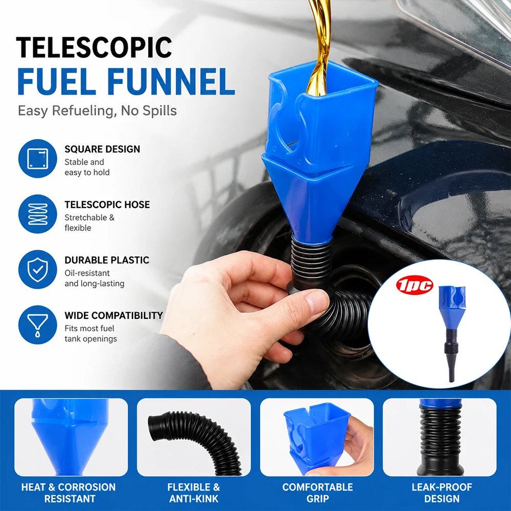 Car Motorcycle Plastic Refueling Funnel Telescopic Car Engine Oil Liquid Filter Transfer Foldable Funnels
Car Motorcycle Plastic Refueling Funnel Telescopic Car Engine Oil Liquid Filter Transfer Foldable Funnels