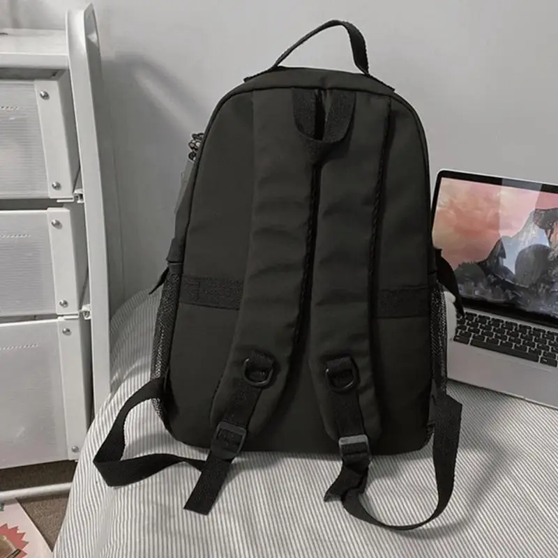 340D Large Capacity Bookbag Nylon Backpack with Pendant Travel Rucksack Daypack College School Bag for Student Teenagers
340D Large Capacity Bookbag Nylon Backpack with Pendant Travel Rucksack Daypack College School Bag for Student Teenagers