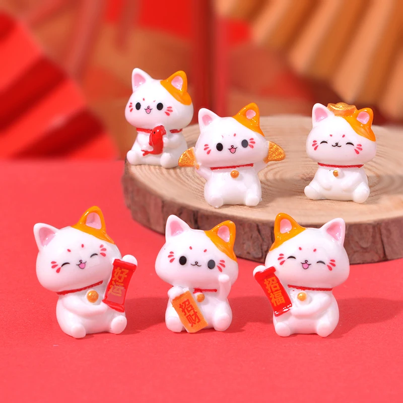 1Pc Micro Landscape DIY Pot Garden Decorations Miniatures Cute New Year Cartoon Lucky Cat Micro Landscape Resin Cat
1Pc Micro Landscape DIY Pot Garden Decorations Miniatures Cute New Year Cartoon Lucky Cat Micro Landscape Resin Cat