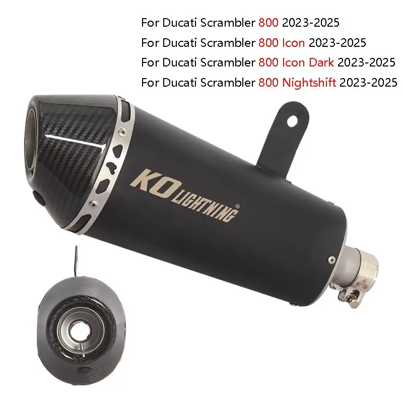 For Ducati Scrambler 800 800Icon Dark 800 Nightshift 2023-2025 Motorcycle Exhaust Muffler Tail Pipe Carbon Fiber Slip On Escape
For Ducati Scrambler 800 800Icon Dark 800 Nightshift 2023-2025 Motorcycle Exhaust Muffler Tail Pipe Carbon Fiber Slip On Escape