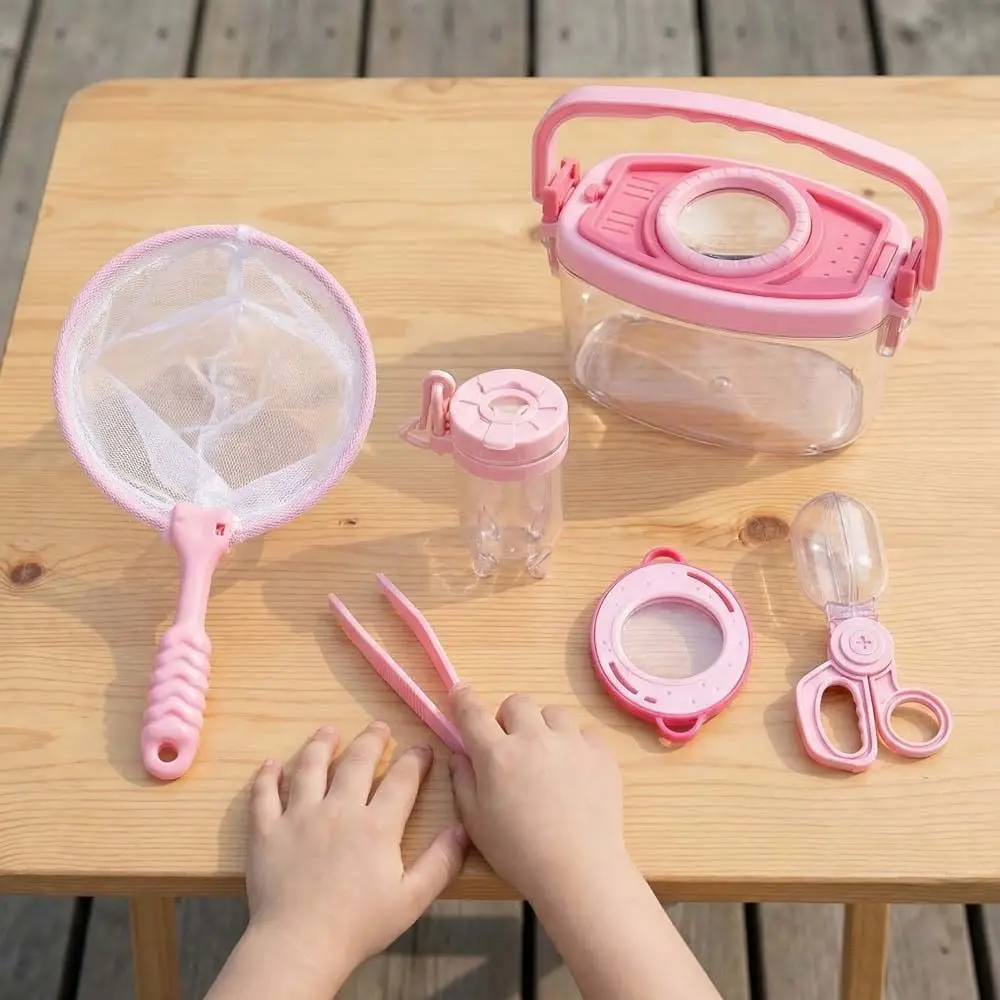 Male Jar Outdoor Adventure Set Clip Toy Feeding Box Nature Exploration Tool Clamp Tweezers Insect Cage Collector
Male Jar Outdoor Adventure Set Clip Toy Feeding Box Nature Exploration Tool Clamp Tweezers Insect Cage Collector