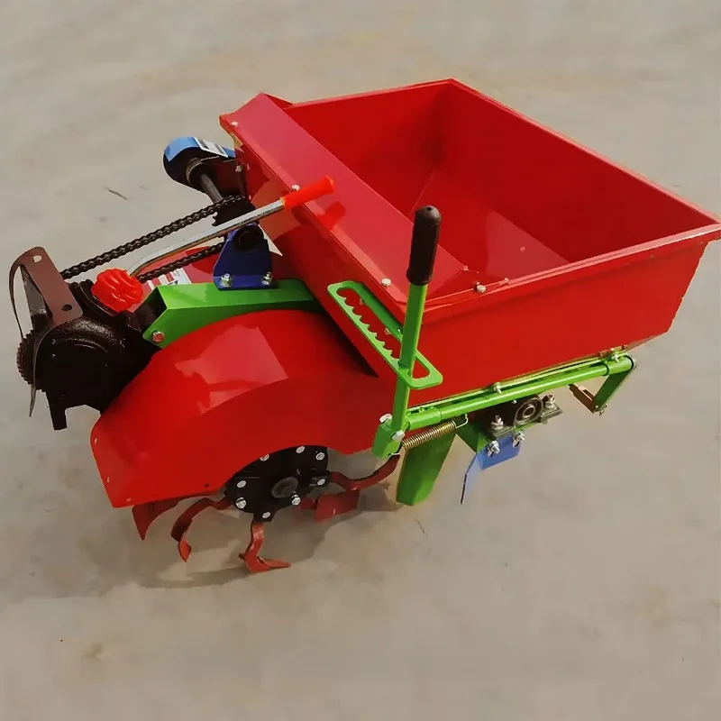 Hand tractor backfill fertilization ditch
Hand tractor backfill fertilization ditch
