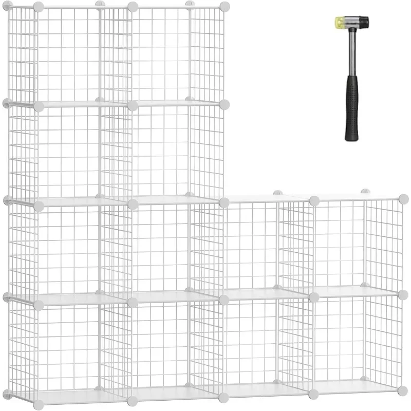 Closet Organizer,12-Cube Closet Organizers and Storage,Closet Cabinet Metal Shelf Rack Storage Shelves Bookshelf,
Closet Organizer,12-Cube Closet Organizers and Storage,Closet Cabinet Metal Shelf Rack Storage Shelves Bookshelf,