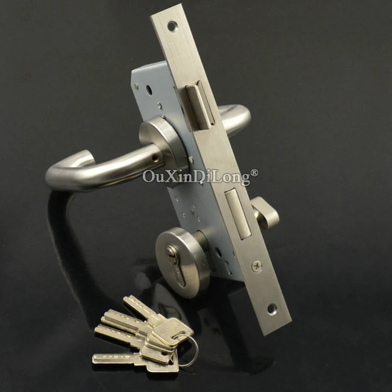 European Mortise Door Lock Set 5072/5572/6072 Entrance Door Handle Lock (Door Handles+Lock body+Lock Cylinder+Keys) for 35~60mm
European Mortise Door Lock Set 5072/5572/6072 Entrance Door Handle Lock (Door Handles+Lock body+Lock Cylinder+Keys) for 35~60mm