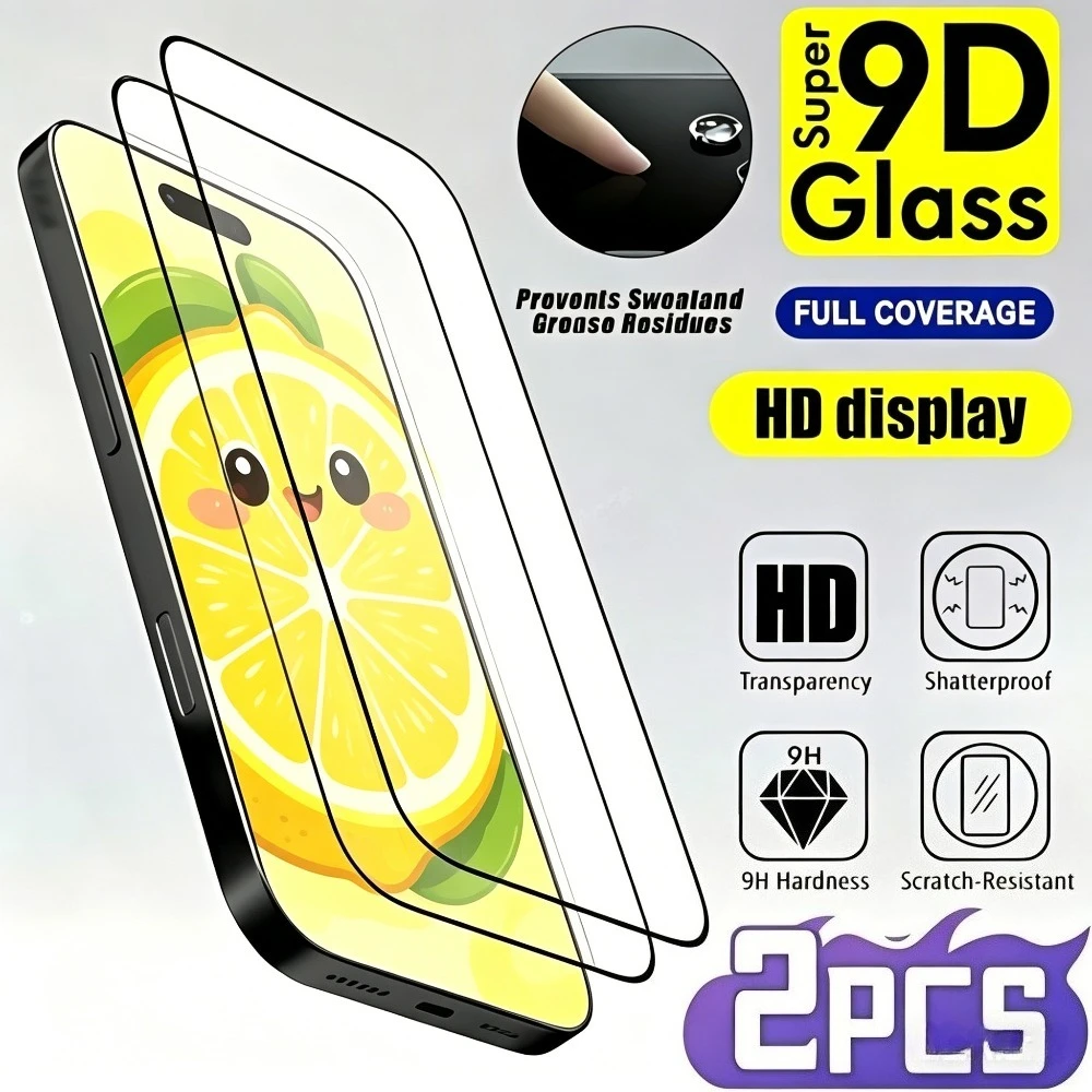 2 шт. Защитное стекло Full Cover для iPhone 17, 16 Pro Max, 17e, 16e, Air, 15, 14 Plus, 15, 14, 13, 12, 11 Pro, антицарапинное, из закаленного стекла
2 шт. Защитное стекло Full Cover для iPhone 17, 16 Pro Max, 17e, 16e, Air, 15, 14 Plus, 15, 14, 13, 12, 11 Pro, антицарапинное, из закаленного стекла