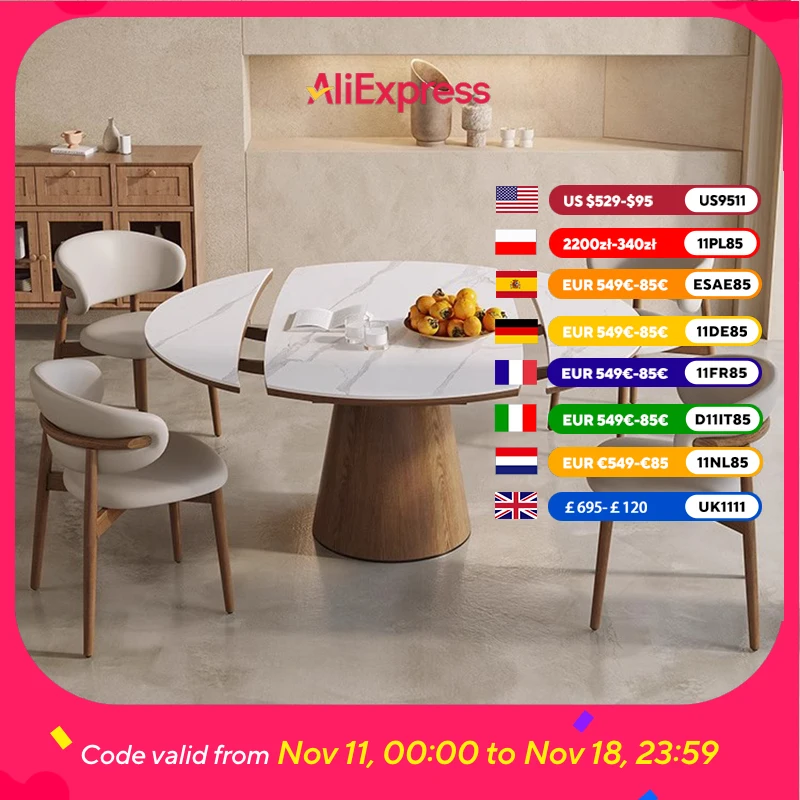 Italian Extendables Dining Tables Party Event Round Living Room Dining Tables Salon Space Saving Tavolo Pranzo Furniture Home
Italian Extendables Dining Tables Party Event Round Living Room Dining Tables Salon Space Saving Tavolo Pranzo Furniture Home