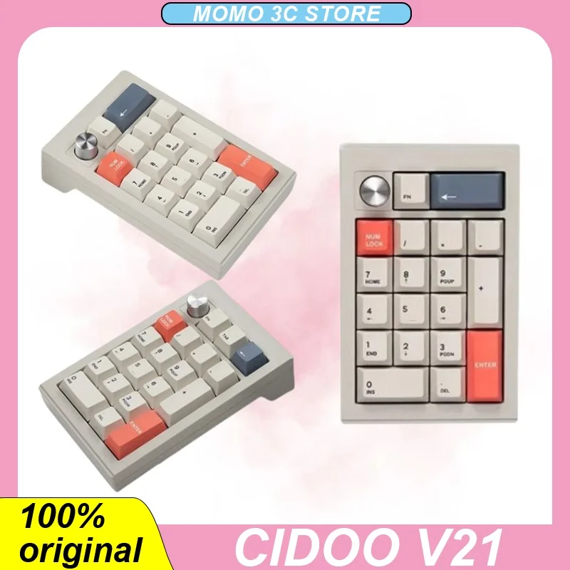 Cidoo V21 Mini Keyboard 2.4G Tri-Mode Wireless Mini Keypads Hot Swap RGB Mechanical Aluminum Alloy Gameing Keyboards PC Gift
Cidoo V21 Mini Keyboard 2.4G Tri-Mode Wireless Mini Keypads Hot Swap RGB Mechanical Aluminum Alloy Gameing Keyboards PC Gift