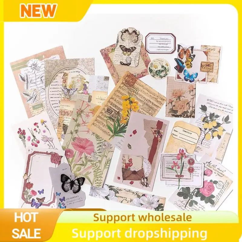 Стабильные 260 шт., винтажные наклейки для скрапбукинга, набор наклеек для ретро-журнаров «сделай сам», аксессуары для бумаги для скрапбукинга с цветами
Стабильные 260 шт., винтажные наклейки для скрапбукинга, набор наклеек для ретро-журнаров «сделай сам», аксессуары для бумаги для скрапбукинга с цветами