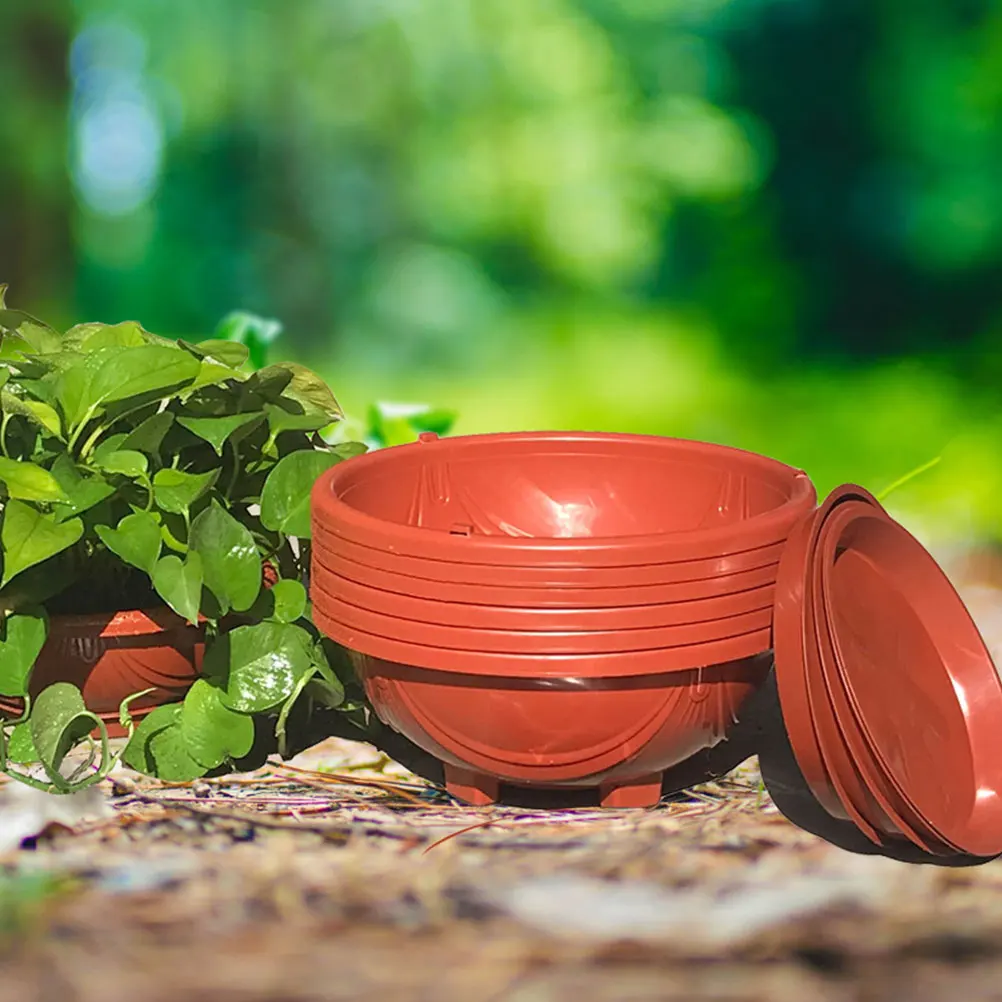 3 PCS Plant Pot Chlorophytum Flowerpots Balcony Hanging Outdoor Planting Red 
3 PCS Plant Pot Chlorophytum Flowerpots Balcony Hanging Outdoor Planting Red