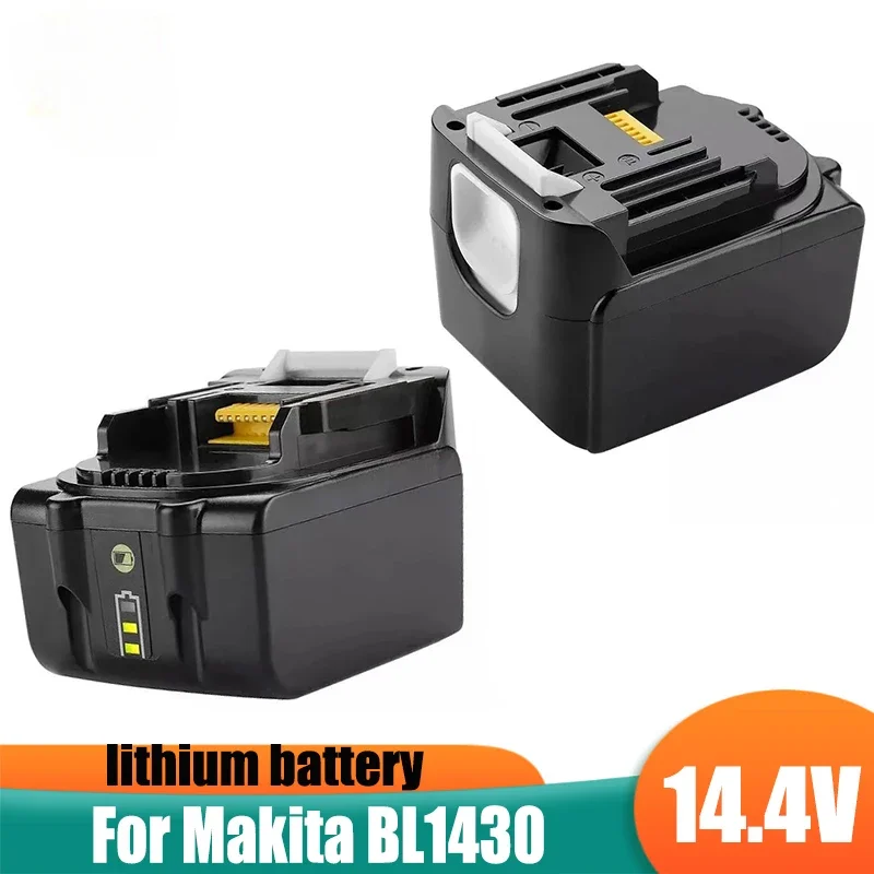 Литиевая аккумуляторная батарея BL1440 BL1430 14,4 В 6000 мАч для электроинструментов Makita BL1415 BL1460 194559-8 BDF343 TD130D
Литиевая аккумуляторная батарея BL1440 BL1430 14,4 В 6000 мАч для электроинструментов Makita BL1415 BL1460 194559-8 BDF343 TD130D