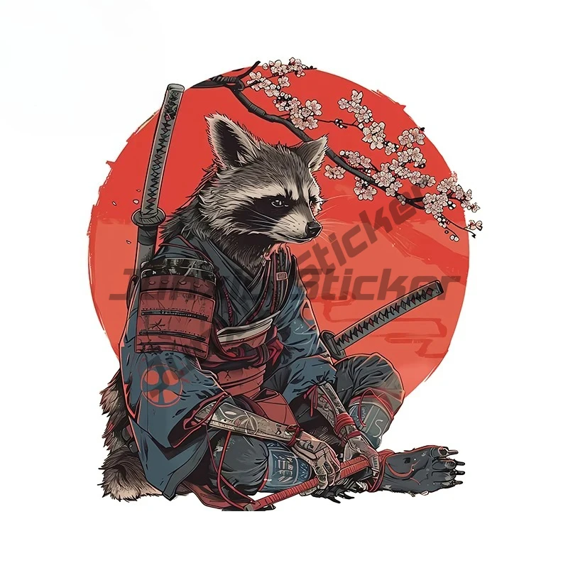 Creativite Samurai Raccoon Sunset Car Stickers Cool Japan Theme Design Window Helmet Decals Funny Computer Case Decor
Creativite Samurai Raccoon Sunset Car Stickers Cool Japan Theme Design Window Helmet Decals Funny Computer Case Decor