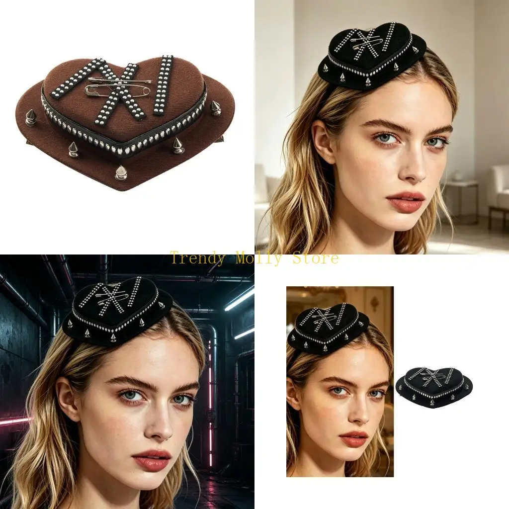 N5KB Sweet Heart Pattern Miniature Hat Hair Clip Secure Hold and Comfortable Small
N5KB Sweet Heart Pattern Miniature Hat Hair Clip Secure Hold and Comfortable Small