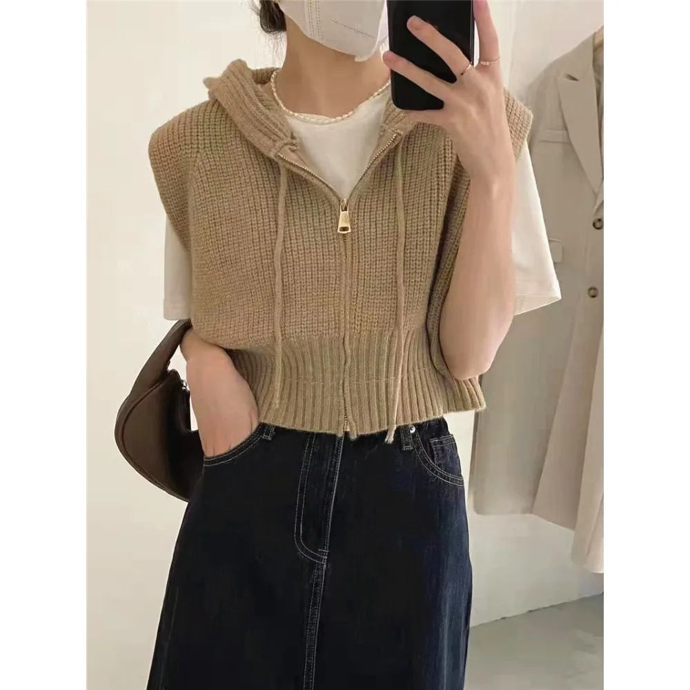 Winter Women Knitted Vest Sweater Oversize Girls Sweater Woman Cashmere Tops Sleeveless Tank Pullover Fall Maxi Vintage Y2k
Winter Women Knitted Vest Sweater Oversize Girls Sweater Woman Cashmere Tops Sleeveless Tank Pullover Fall Maxi Vintage Y2k