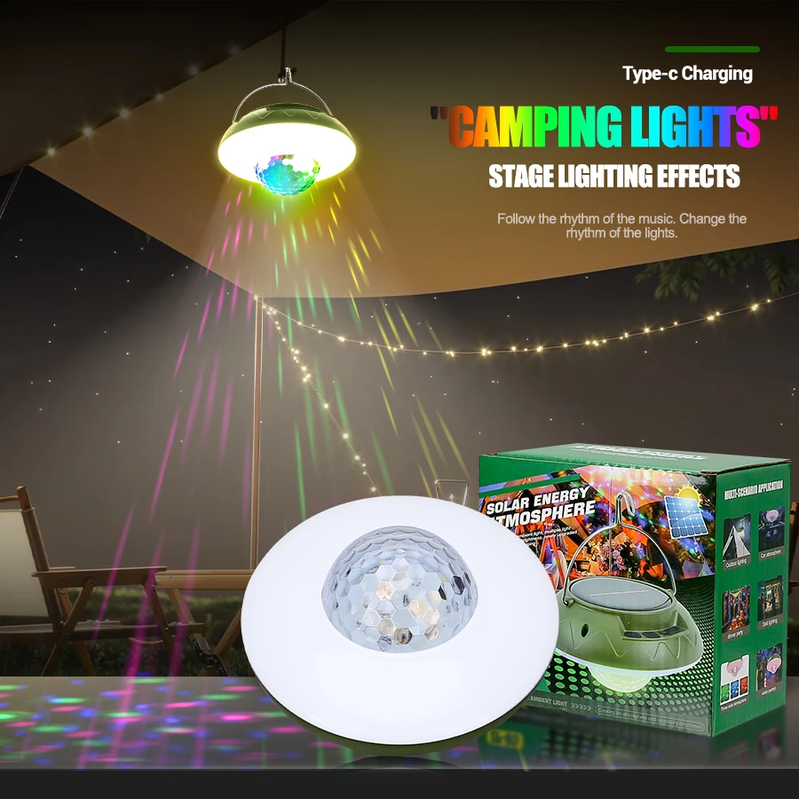 New Solar USB Rechargeable Lantern, RGB Camping Light with Handle Hook, Portable Mood Light for Tent Patio Garden Party Decor
New Solar USB Rechargeable Lantern, RGB Camping Light with Handle Hook, Portable Mood Light for Tent Patio Garden Party Decor