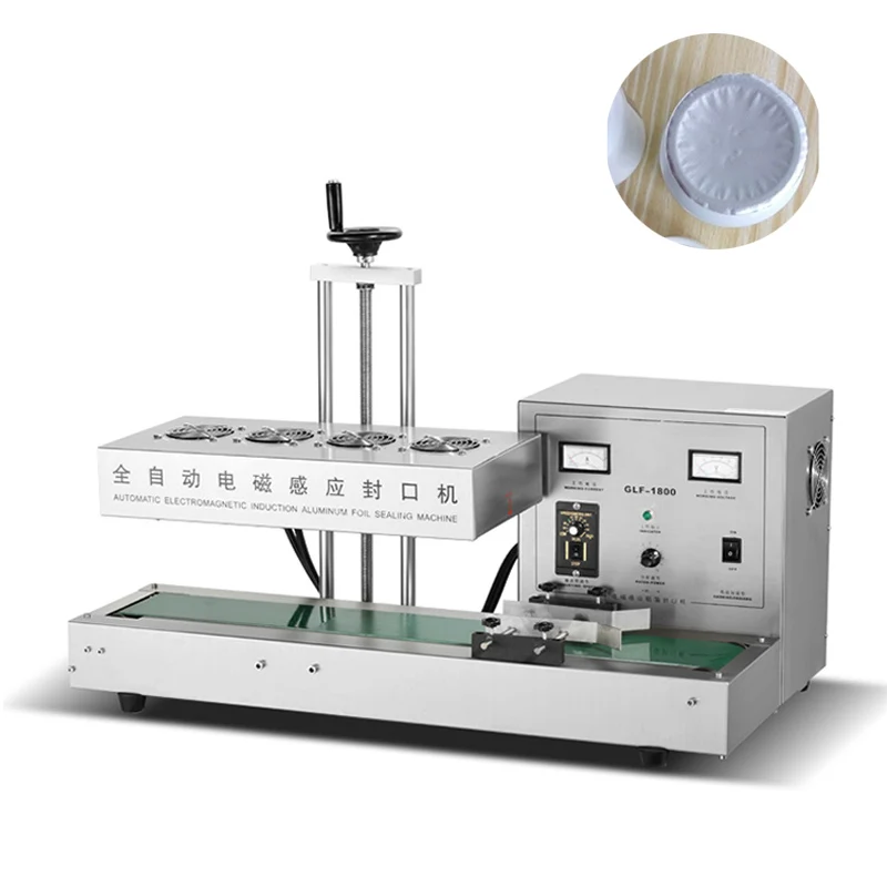 Automatic 1800W Induction Sealing Machine Honey Bottle Aluminum Foil Sealing Machine Aluminum Foil Lid Heat Sealing Machine
Automatic 1800W Induction Sealing Machine Honey Bottle Aluminum Foil Sealing Machine Aluminum Foil Lid Heat Sealing Machine