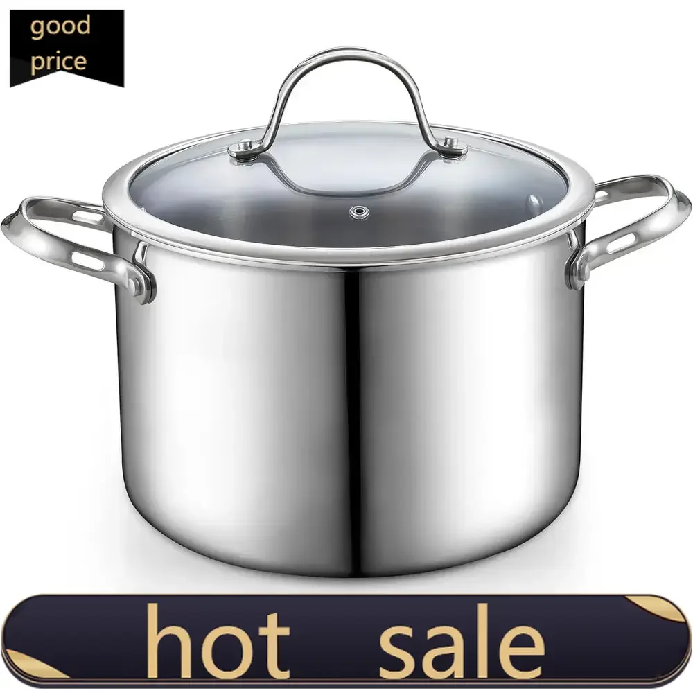 Activity price 5Popular8-Quart Multi-Ply Stainless Steel Stock Pot with Lid, Induction Compatible Canning Pot, Silver
Activity price 5Popular8-Quart Multi-Ply Stainless Steel Stock Pot with Lid, Induction Compatible Canning Pot, Silver