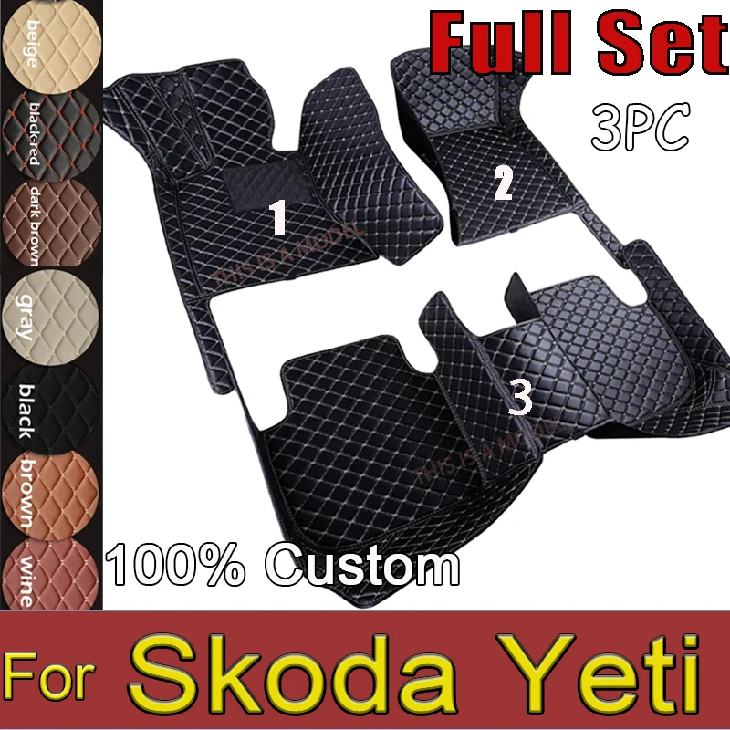 Car Mats For Skoda Yeti 5L 2010~2017 Leather Floor Mat Auto Carpets Rugs Anti Dirt Pad Car Accessories Interior Parts 2011 2012
Car Mats For Skoda Yeti 5L 2010~2017 Leather Floor Mat Auto Carpets Rugs Anti Dirt Pad Car Accessories Interior Parts 2011 2012