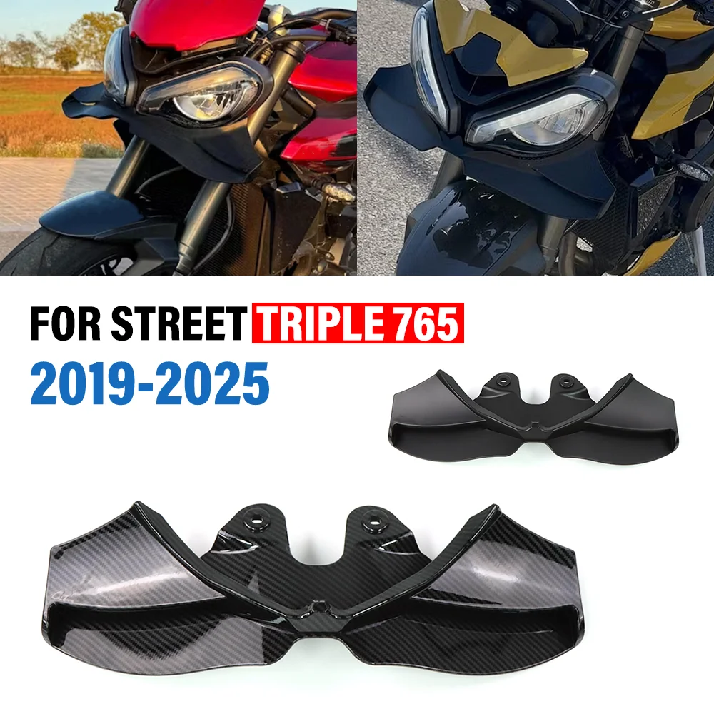FOR Street Triple 765 765RS 765R RS 2019-2025 Motorcycle Front Spoiler Lower Fixed Aerodynamic Wing Winglet Downforce Lower Lip
FOR Street Triple 765 765RS 765R RS 2019-2025 Motorcycle Front Spoiler Lower Fixed Aerodynamic Wing Winglet Downforce Lower Lip