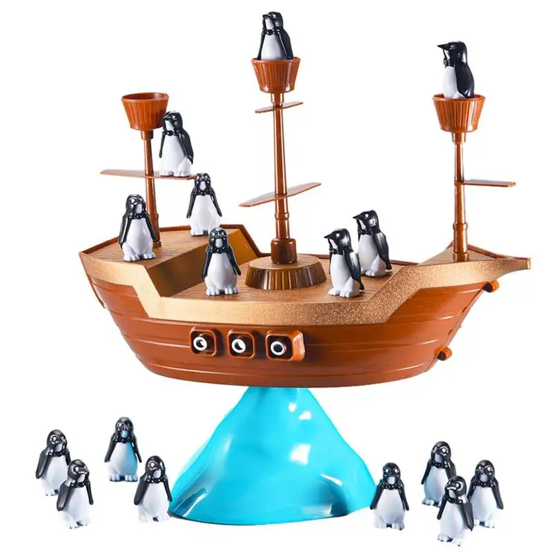 Pirate Ship Balancing Game Toy Creative Iceberg Penguin Party Board Game Cute Figure Balance Block Parent-child Interactive gift
Pirate Ship Balancing Game Toy Creative Iceberg Penguin Party Board Game Cute Figure Balance Block Parent-child Interactive gift