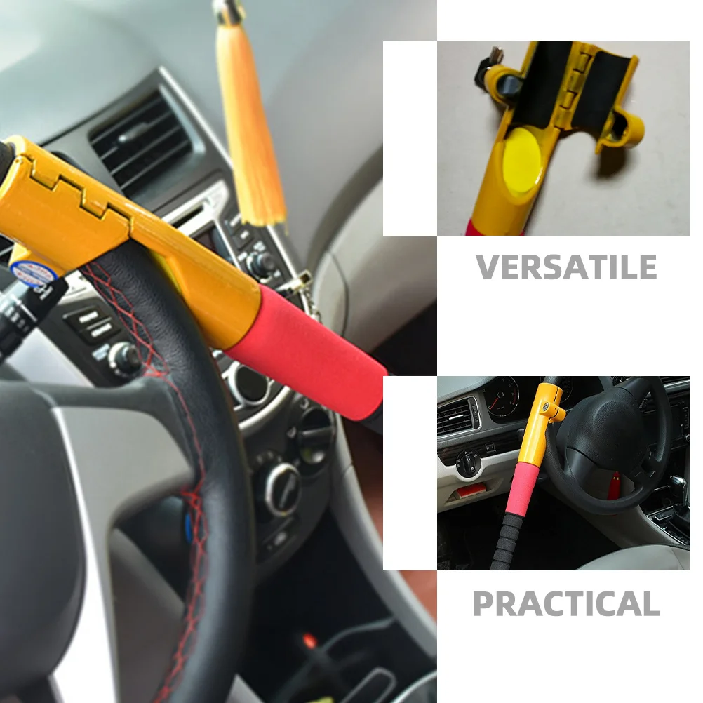 Adjustable Steering Wheel Lock Car Antitheft Device with Cone Lock Reliable Security for Suv Truck Van Antitheft Products 
Adjustable Steering Wheel Lock Car Antitheft Device with Cone Lock Reliable Security for Suv Truck Van Antitheft Products