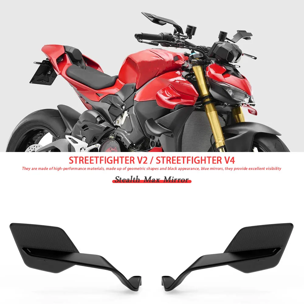 Motorcycle Accessories For Ducati Streetfighter V2 V4 S Mirrors Stealth Max Mirror To Rotate Adjustable Mirrors 2023-2025
Motorcycle Accessories For Ducati Streetfighter V2 V4 S Mirrors Stealth Max Mirror To Rotate Adjustable Mirrors 2023-2025
