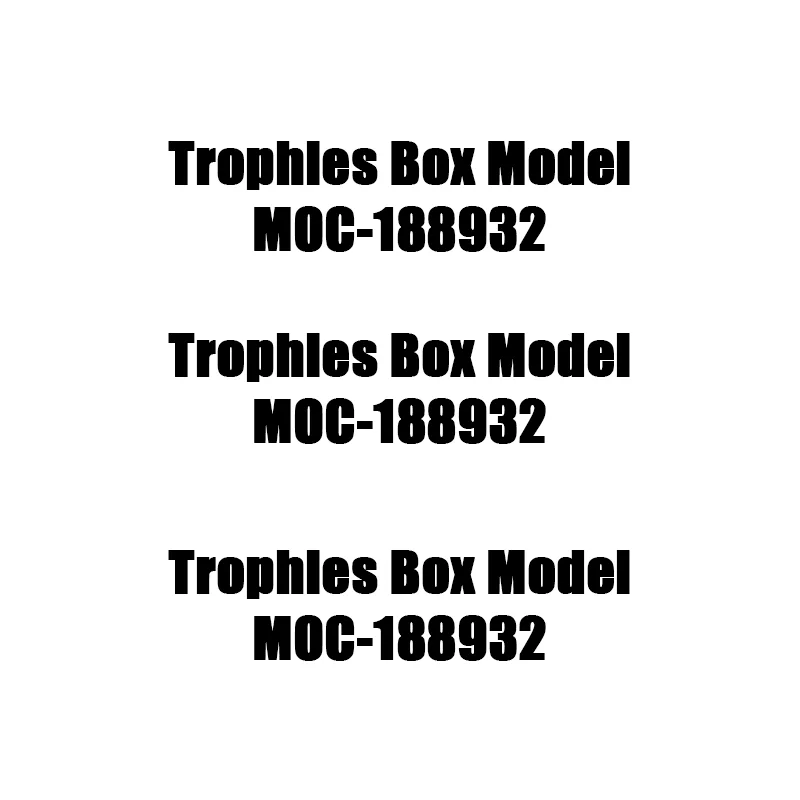 MOC-188932 New Moc Building Blocks Dexter Morgan's Trophies Box Technology Modular Bricks Model Gifts Toys DIY Sets Assembly
MOC-188932 New Moc Building Blocks Dexter Morgan's Trophies Box Technology Modular Bricks Model Gifts Toys DIY Sets Assembly